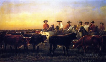  Plains Pintura al %C3%B3leo - James Walker Juez de los caballos de las llanuras